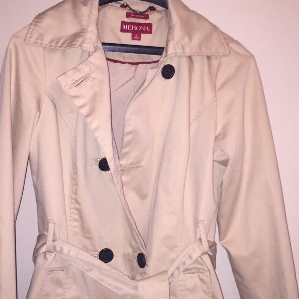 Gently used trench coat